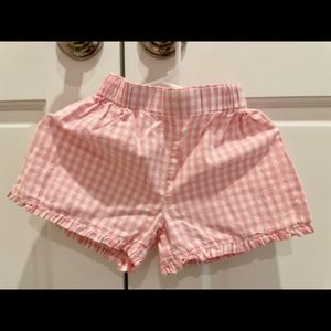 Bella Bliss Pink Gingham Shorts, size 18 Mos